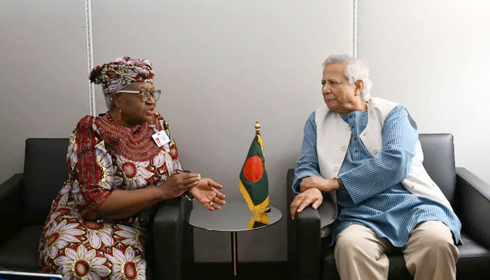 এলডিসি থেকে উত্তরণে ডব্লিউটিও’র সহায়তা চাইলেন প্রধান উপদেষ্টা এলডিসি থেকে উত্তরণে ডব্লিউটিও’র সহায়তা চাইলেন প্রধান উপদেষ্টা