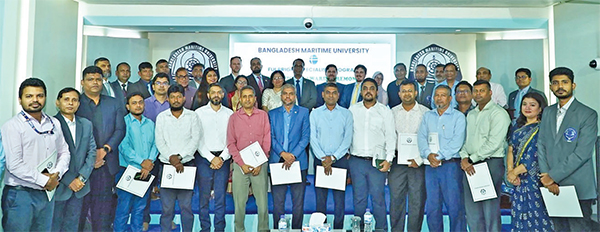 বাংলাদেশ মেরিটাইম ইউনিভার্সিটিতে ফুলব্রাইট স্পেশালিস্ট প্রোগ্রামের অধীনে প্রশিক্ষণ