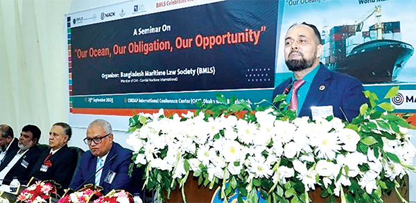 ‘ওয়ার্ল্ড মেরিটাইম ডে বাংলাদেশ মেরিটাইম ল’ সোসাইটির সেমিনার অনুষ্ঠিত