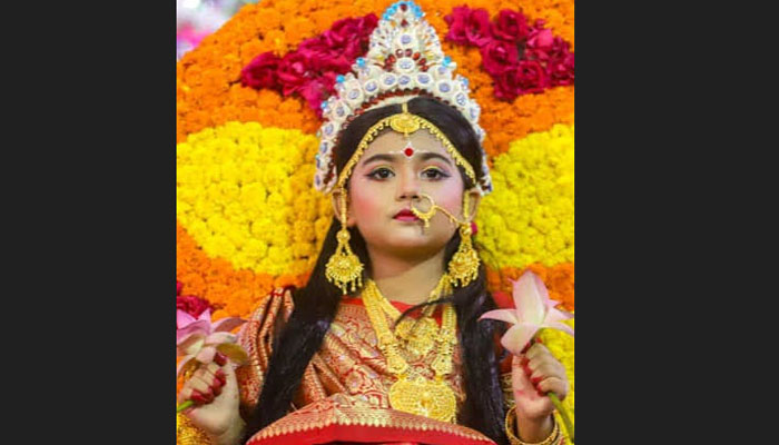 রাজনগরে বিষ্ণুপদ ধামে প্রথম কুমারী পূজার আয়োজন রাজনগরে বিষ্ণুপদ ধামে প্রথম কুমারী পূজার আয়োজন