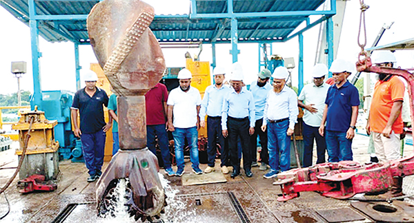 বাপেক্সের শ্রীকাইল-৫ মূল্যায়ন কাম উন্নয়ন কূপ খনন কার্যক্রম শুরু