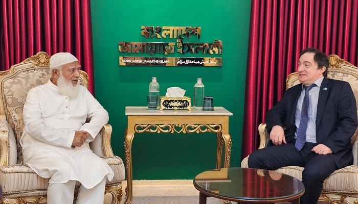 জামায়াত আমিরের সঙ্গে আর্জেন্টিনা রাষ্ট্রদূতের সৌজন্য সাক্ষাৎ জামায়াত আমিরের সঙ্গে আর্জেন্টিনা রাষ্ট্রদূতের সৌজন্য সাক্ষাৎ
