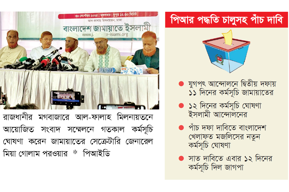 আবার আন্দোলনে সাত দল আবার আন্দোলনে সাত দল