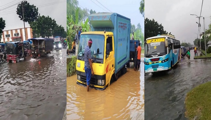 ঈশ্বরদীর গুরুত্বপূর্ণ ৩ রোড চলাচলের অযোগ্য, প্রতিনিয়ত ঘটছে দুর্ঘটনা