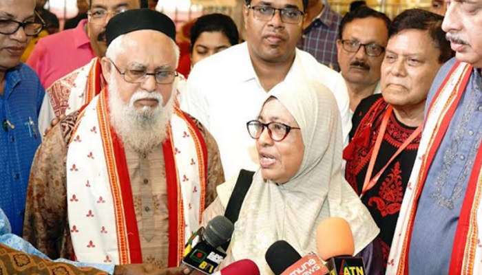 বাংলাদেশে সাম্প্রদায়িক সম্প্রীতি কেউ নষ্ট করতে পারবে না: উপদেষ্টা নূরজাহান বাংলাদেশে সাম্প্রদায়িক সম্প্রীতি কেউ নষ্ট করতে পারবে না: উপদেষ্টা নূরজাহান