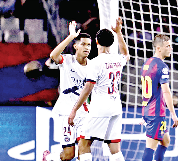 পিএসজির বার্সেলোনা জয় পিএসজির বার্সেলোনা জয়