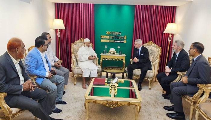 জামায়াত আমীরের সঙ্গে সুইস রাষ্ট্রদূতের সৌজন্য সাক্ষাৎ জামায়াত আমীরের সঙ্গে সুইস রাষ্ট্রদূতের সৌজন্য সাক্ষাৎ