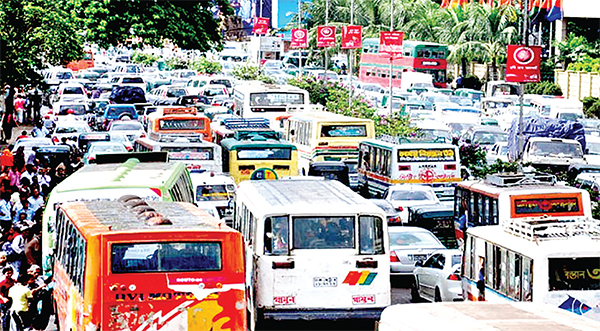 যানজট ও বায়ুদূষণে স্থবিরতা যানজট ও বায়ুদূষণে স্থবিরতা