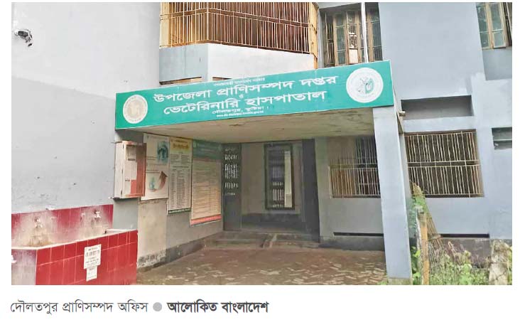 দৌলতপুর প্রাণিসম্পদ অফিসে জনবল সংকট দৌলতপুর প্রাণিসম্পদ অফিসে জনবল সংকট