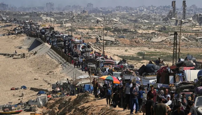 উত্তর গাজায় না ফিরতে ফিলিস্তিনিদের সতর্ক করল ইসরায়েল উত্তর গাজায় না ফিরতে ফিলিস্তিনিদের সতর্ক করল ইসরায়েল
