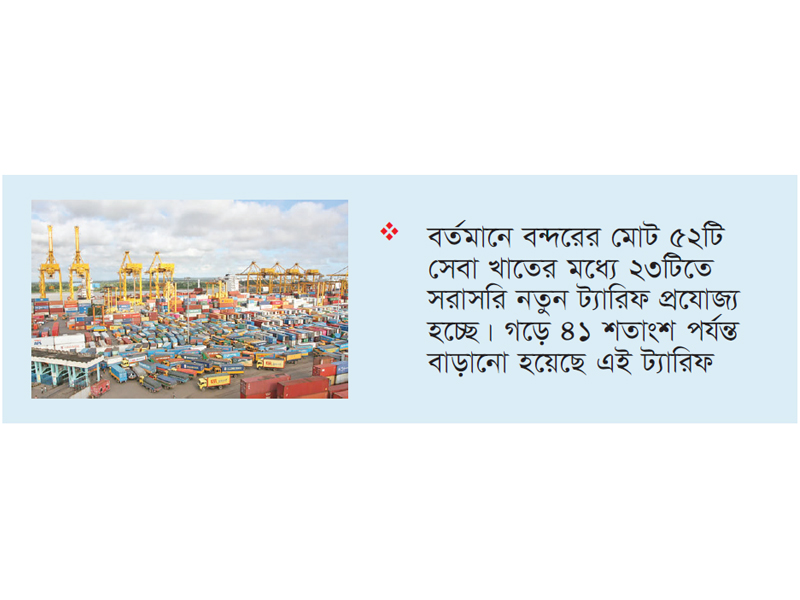 চট্টগ্রাম বন্দরে কার্যকর হলো বর্ধিত ট্যারিফ