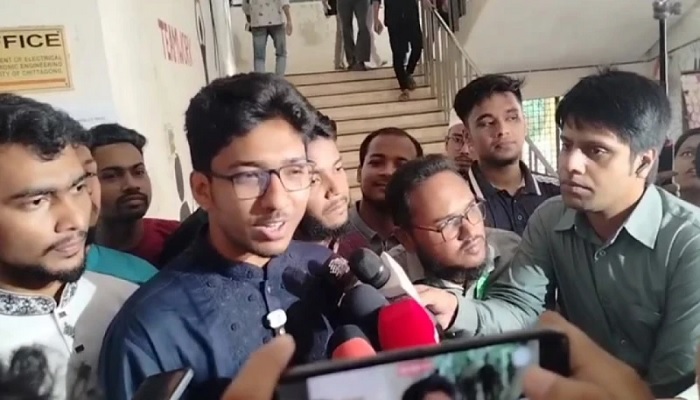 নির্বাচিত হলে স্বপ্নের ক্যাম্পাস বিনির্মাণে কাজ করবো: শিবিরের জিএস প্রার্থী নির্বাচিত হলে স্বপ্নের ক্যাম্পাস বিনির্মাণে কাজ করবো: শিবিরের জিএস প্রার্থী