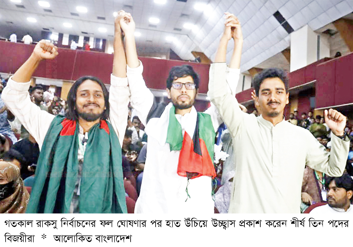 ২৩ পদের ২০টিই ছাত্রশিবিরের ২৩ পদের ২০টিই ছাত্রশিবিরের