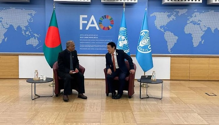 এফএও’র মহাপরিচালকের সঙ্গে কৃষি উপদেষ্টার বৈঠক এফএও’র মহাপরিচালকের সঙ্গে কৃষি উপদেষ্টার বৈঠক