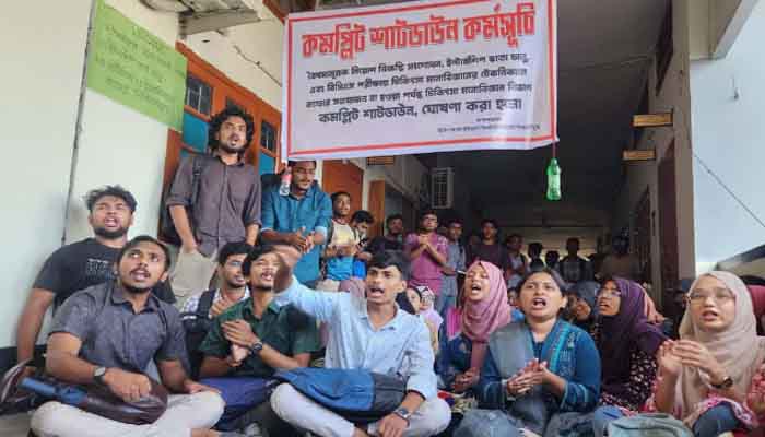 রাবির চিকিৎসা মনোবিজ্ঞান বিভাগে কমপ্লিট শাটডাউন ঘোষণা