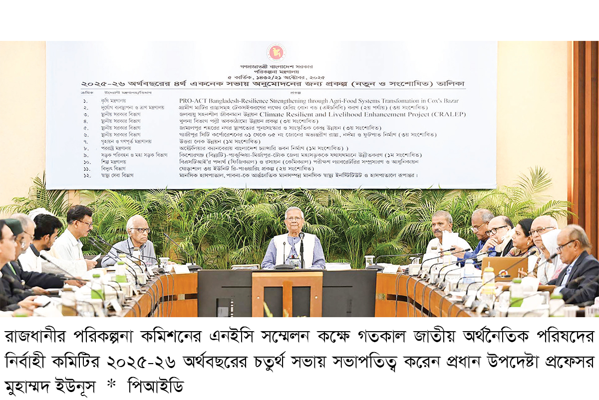 একনেকে ১ হাজার ৯৮৮ কোটি টাকার ১৩ প্রকল্প অনুমোদন