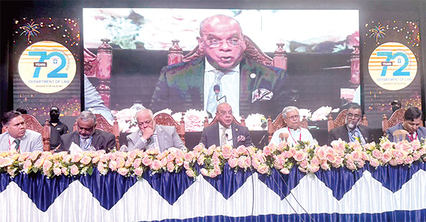 রাবিতে আইন বিভাগের ৭২তম প্রতিষ্ঠাবার্ষিকী পালিত
