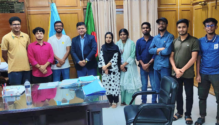 উপাচার্যের সঙ্গে বেরোবি প্রেসক্লাবের নবগঠিত কমিটির সাক্ষাৎ