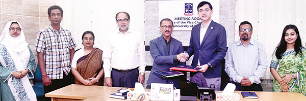 আন্তর্জাতিক সহযোগিতা জোরদারে ঢাবির দুই স্মারক স্বাক্ষর