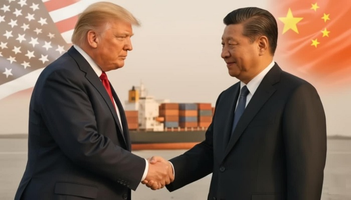 যুক্তরাষ্ট্র–চীনের নতুন বাণিজ্য চুক্তি, শুল্ক কমলো ১০ শতাংশ যুক্তরাষ্ট্র–চীনের নতুন বাণিজ্য চুক্তি, শুল্ক কমলো ১০ শতাংশ