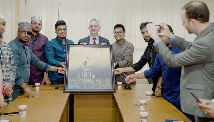 ডাকসু নেতাদের সঙ্গে ইইউ রাষ্ট্রদূতের সৌজন্য সাক্ষাৎ