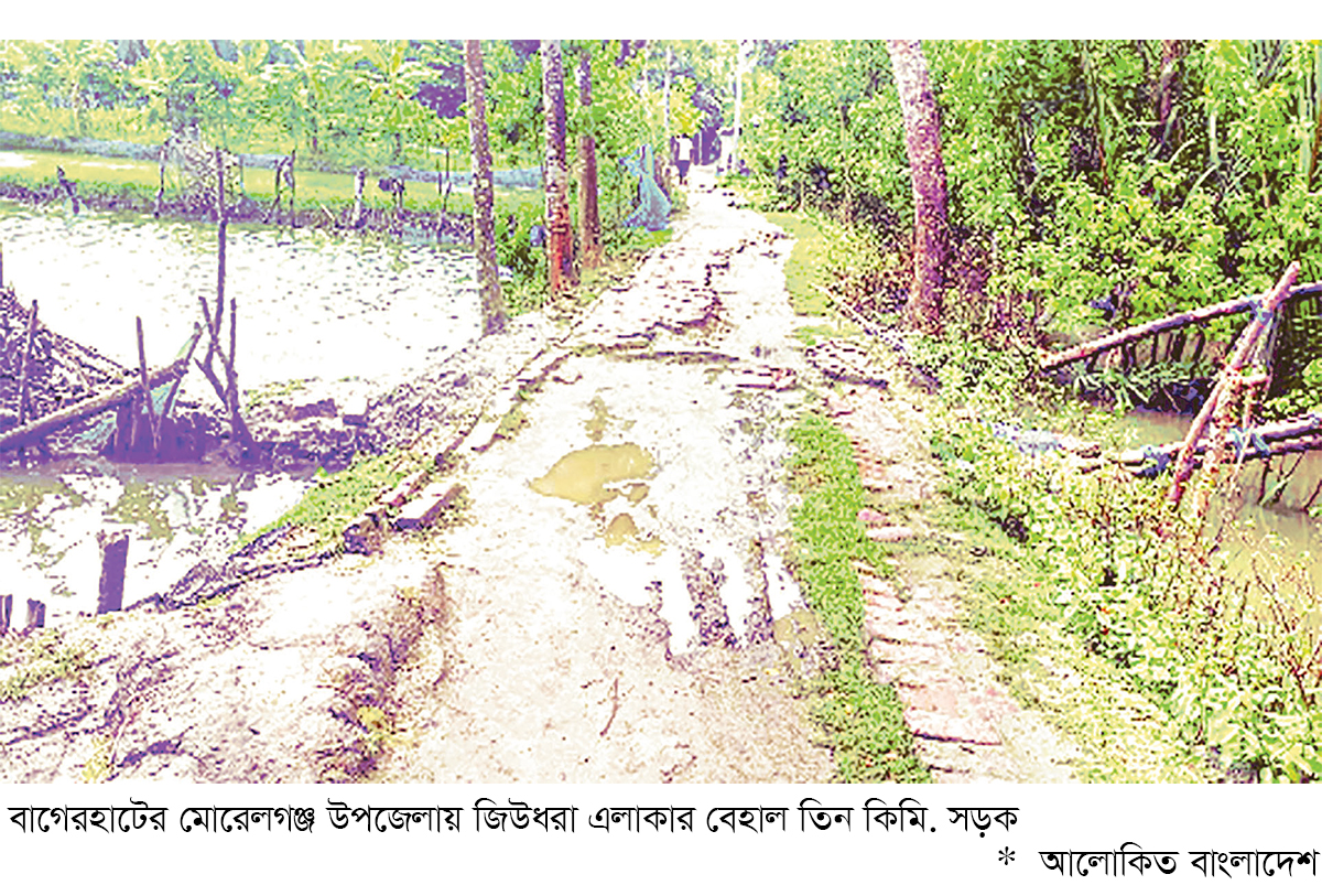 ১৫ বছরেও সংস্কার হয়নি তিন কিমি. সড়ক ১৫ বছরেও সংস্কার হয়নি তিন কিমি. সড়ক