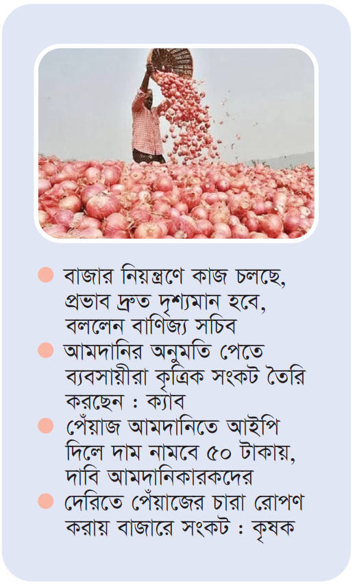 বাজারে হঠাৎ পেঁয়াজের দাম নিয়ে অস্থিরতা বাজারে হঠাৎ পেঁয়াজের দাম নিয়ে অস্থিরতা