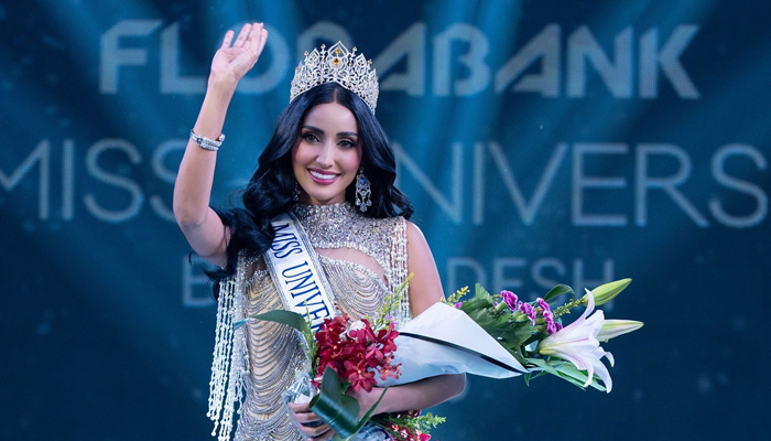 ‘মিস ইউনিভার্স’-এ বাংলাদেশের মুখ তানজিয়া জামান মিথিলা ‘মিস ইউনিভার্স’-এ বাংলাদেশের মুখ তানজিয়া জামান মিথিলা