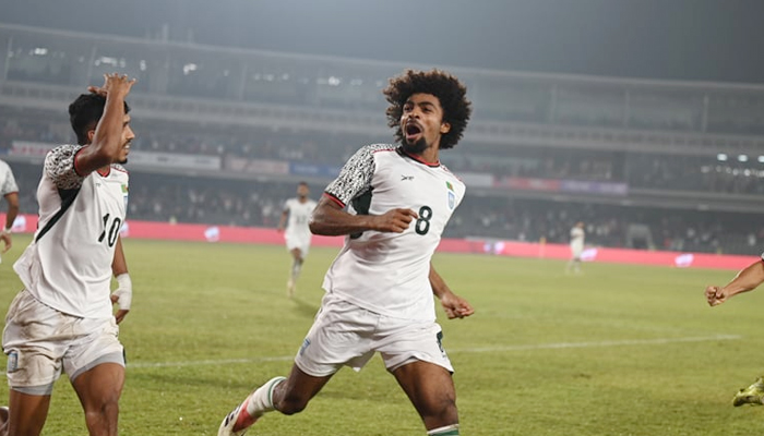 শেষ মুহূর্তের গোলে জয় থেকে ছিটকে গেলো বাংলাদেশ শেষ মুহূর্তের গোলে জয় থেকে ছিটকে গেলো বাংলাদেশ