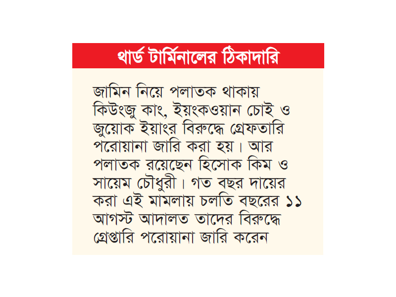 শাহজালালের পাঁচ কর্মকর্তার দেশত্যাগে নিষেধাজ্ঞা শাহজালালের পাঁচ কর্মকর্তার দেশত্যাগে নিষেধাজ্ঞা