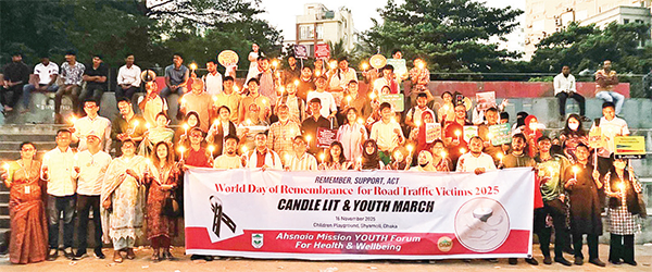 নির্বাচনি ইশতেহারে নিরাপদ সড়ক ব্যবস্থাপনা অঙ্গীকারের দাবি তরুণদের