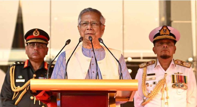 নির্বাচনে সশস্ত্র বাহিনীকে দক্ষতার সঙ্গে দায়িত্ব পালনের আহ্বান প্রধান উপদেষ্টার নির্বাচনে সশস্ত্র বাহিনীকে দক্ষতার সঙ্গে দায়িত্ব পালনের আহ্বান প্রধান উপদেষ্টার