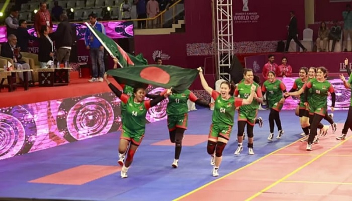 প্রথমবার নারী কাবাডি বিশ্বকাপের সেমিফাইনালে বাংলাদেশ প্রথমবার নারী কাবাডি বিশ্বকাপের সেমিফাইনালে বাংলাদেশ