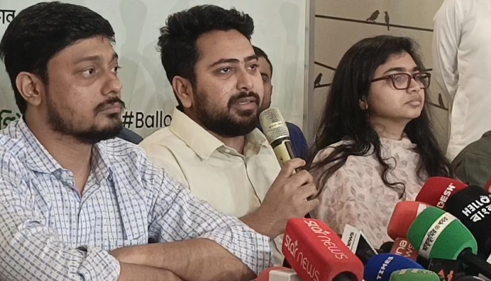 নির্বাচনের জন্য লেভেল প্লেয়িং ফিল্ড দেখতে পাচ্ছি না: নাহিদ ইসলাম