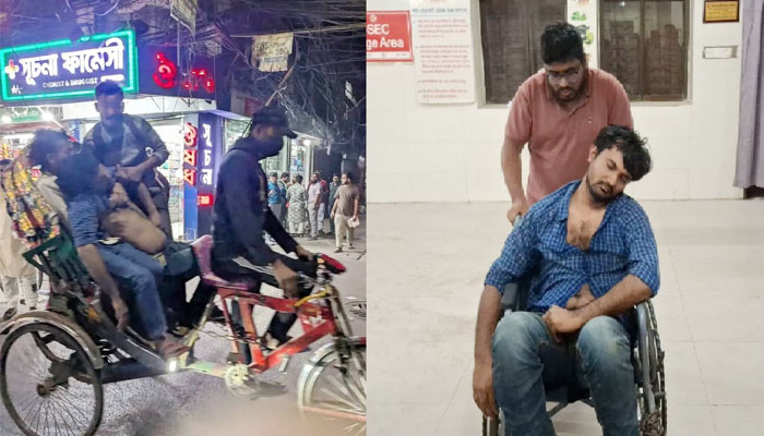 সংবাদ সংগ্রহের সময় সাংবাদিকদের উপর তিতুমীর কলেজ ছাত্রদলের হামলা