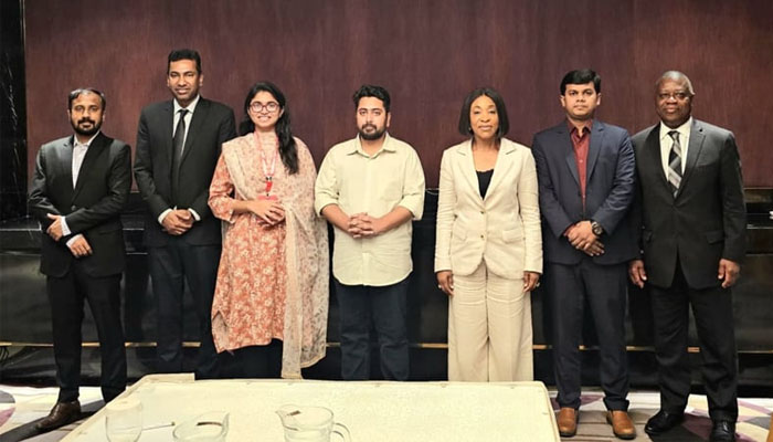 কমনওয়েলথ মহাসচিবের সঙ্গে এনসিপি নেতাদের বৈঠক কমনওয়েলথ মহাসচিবের সঙ্গে এনসিপি নেতাদের বৈঠক