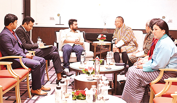 ভুটানের প্রধানমন্ত্রীর সঙ্গে জাতীয় নাগরিক পার্টির সাক্ষাৎ