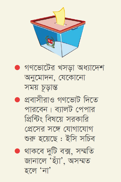 রঙিন ব্যালটে গণভোট