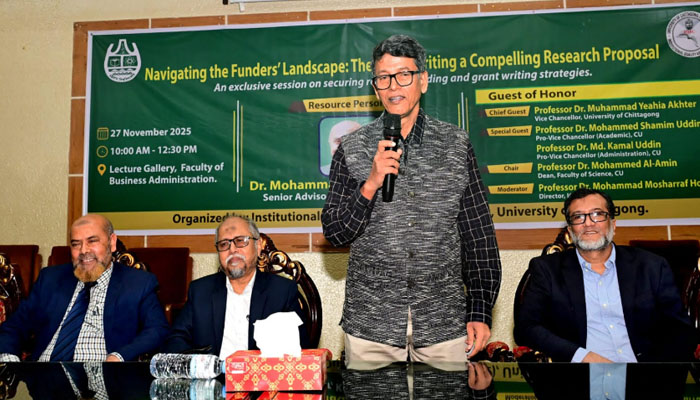 চবিতে গবেষণা প্রস্তাবনা ও তহবিল নিশ্চিতকরণ বিষয়ক কর্মশালা চবিতে গবেষণা প্রস্তাবনা ও তহবিল নিশ্চিতকরণ বিষয়ক কর্মশালা