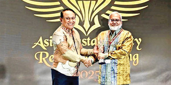 এশিয়া সাসটেইনেবিলিটি রিপোর্টিং রেটিং অ্যাওয়ার্ড পেয়েছে এনআরবিসি ব্যাংক