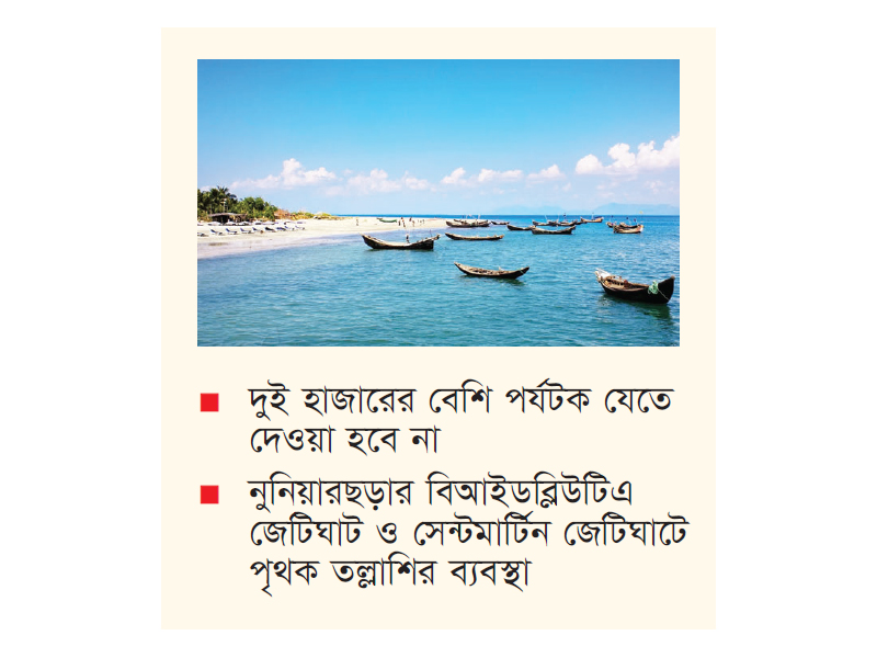 আজ সেন্টমার্টিন যাচ্ছে তিন জাহাজ