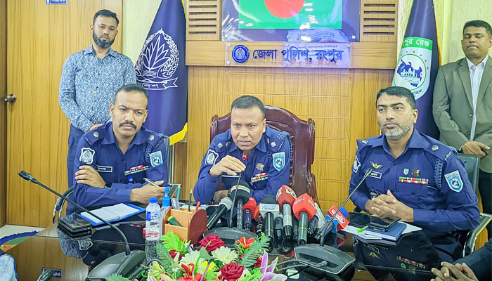 রংপুরে নবাগত পুলিশ সুপারের সাথে সাংবাদিকদের মতবিনিময়