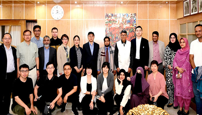 চবি উপাচার্যের সঙ্গে চীন, রাশিয়া ও পাকিস্তানের গবেষকদের সাক্ষাৎ