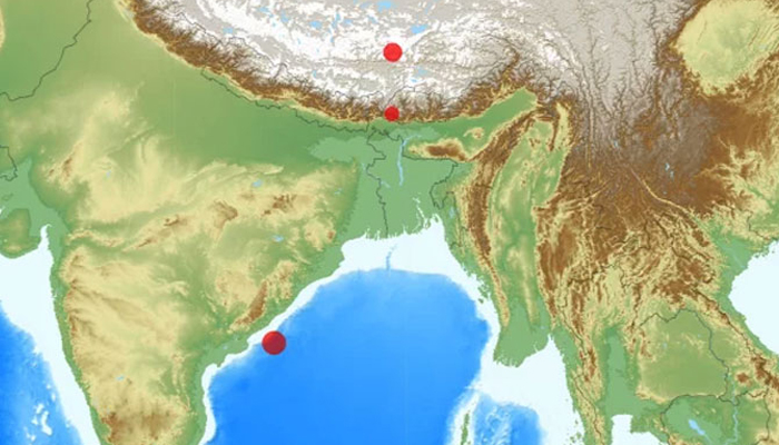 বঙ্গোপসাগরে আবারও ভূমিকম্প বঙ্গোপসাগরে আবারও ভূমিকম্প