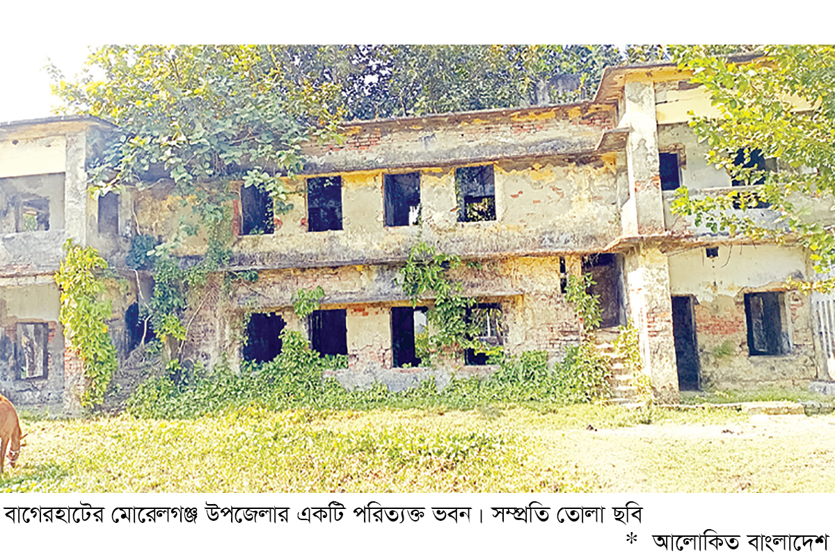 মোরেলগঞ্জে অর্ধশতাধিক ভবন পরিত্যক্ত