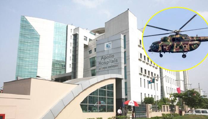 এভারকেয়ারের পাশে হেলিকপ্টার ওঠা-নামা করবে কাল