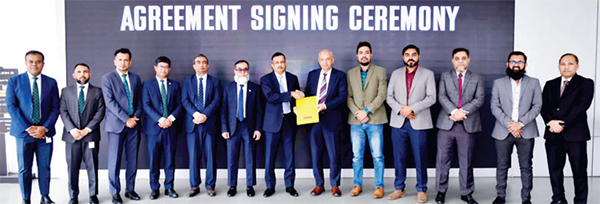 ট্রাস্ট ব্যাংক ও  সিজি রানার বিডির মধ্যে চুক্তি