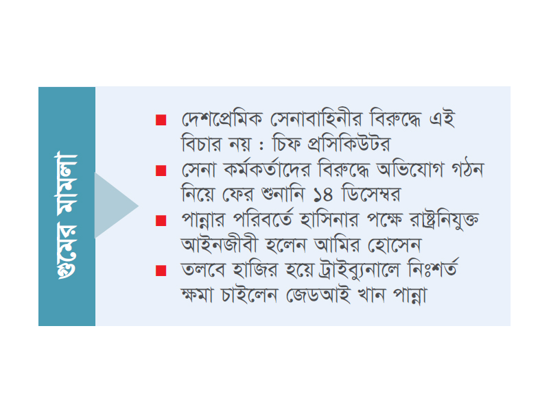 ১০ সেনা কর্মকর্তার ভার্চুয়ালি হাজিরার আবেদন খারিজ