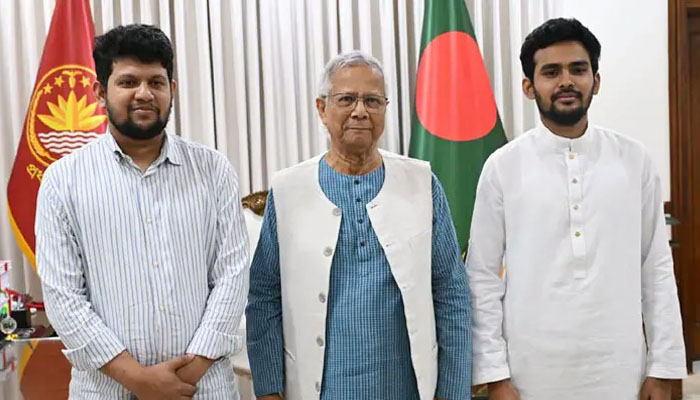 আসিফ ও মাহফুজের পদত্যাগ গ্রহণ করলেন প্রধান উপদেষ্টা আসিফ ও মাহফুজের পদত্যাগ গ্রহণ করলেন প্রধান উপদেষ্টা