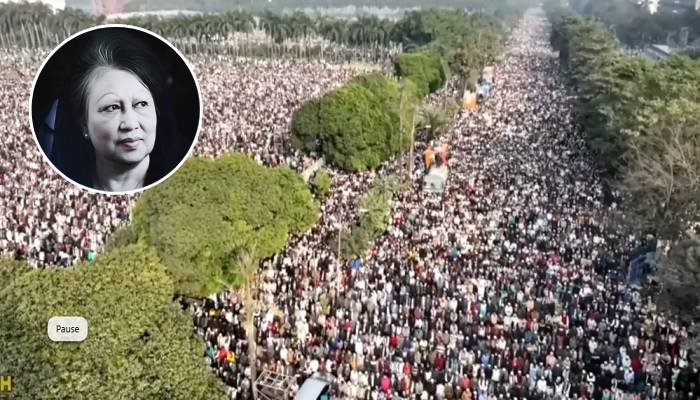লাখো মানুষের উপস্থিতিতে খালেদা জিয়ার জানাজা সম্পন্ন লাখো মানুষের উপস্থিতিতে খালেদা জিয়ার জানাজা সম্পন্ন